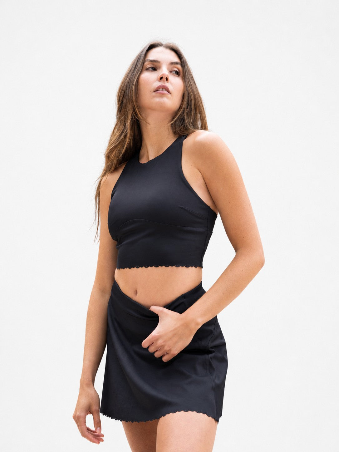 Falda Sati negro - vista frontal