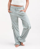 Pantalón Terra azul gris - vista frontal