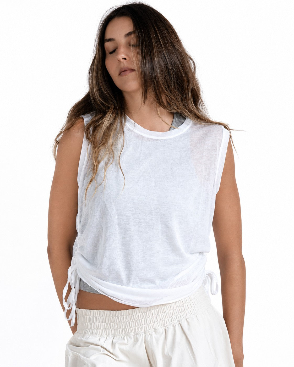Top Flow blanco - vista frontal