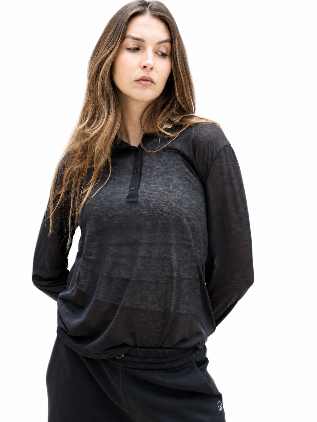 T-Shirt Luna negro - vista frontal