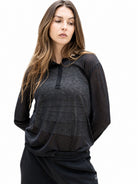 T-Shirt Luna negro - vista frontal