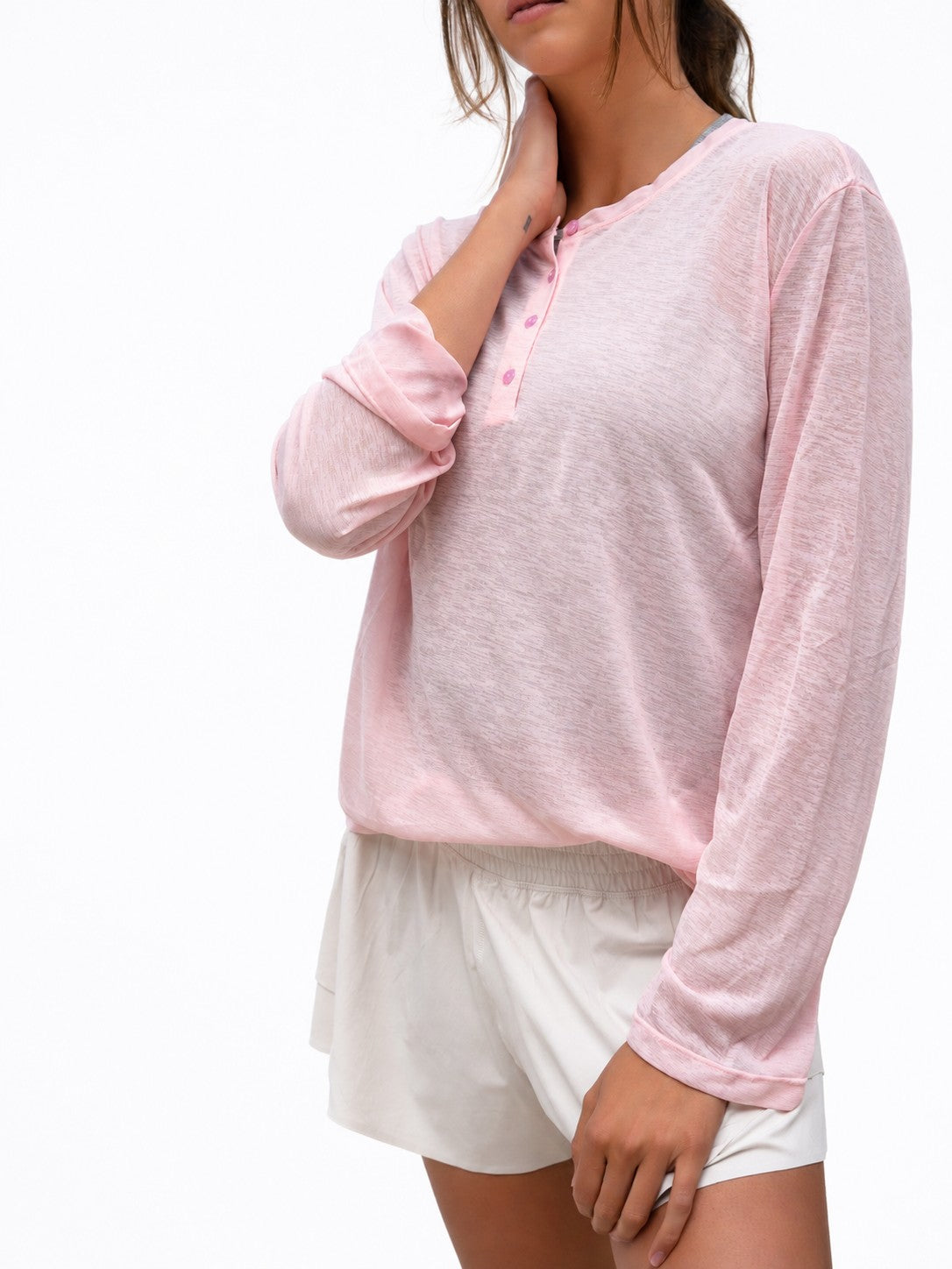 T-Shirt Luna rosado - vista frontal